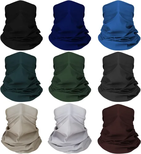 Bufanda transpirable para el cuello, máscara facial para hombres y mujeres, senderismo, ciclismo, deportes, pesca, protección solar UV bandana