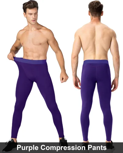 Miniatura 123 de SPVISE Pantalones de compresión para hombre, leggings para deportes, gimnasio, mallas atléticas frescas y secas, capa base para correr, fútbol