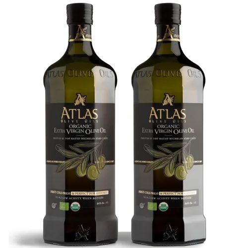 Miniatura 13 de Atlas - Aceite de oliva virgen extra prensado en frío, rico en polifenoles, de Marruecos, recién cosechado y sin procesar, procedente de una única