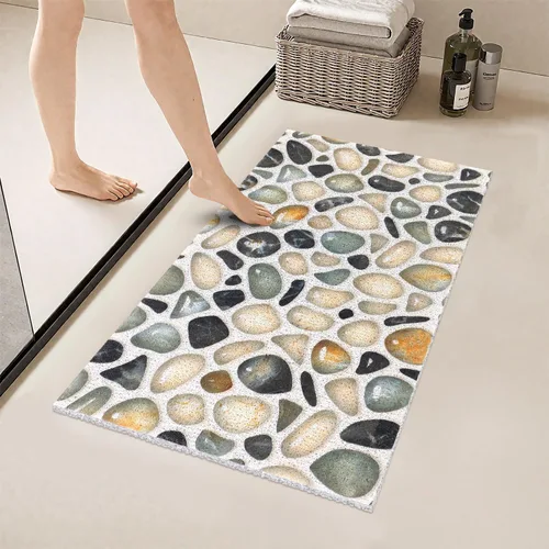 Alfombrilla de Bañera Antideslizante - Alfombrilla de Ducha Antideslizante, Alfombrillas de Bañera de Secado Rápido, Suave Alfombrilla de Masaje de