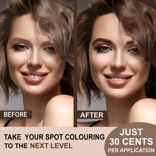 Miniatura 5 de MINA iBrow Kit de Color de Henna Profesional para Cabello con Paquete Combinado de Pincel Cubre Cabello Canoso - Dura hasta 6 semanas Sin