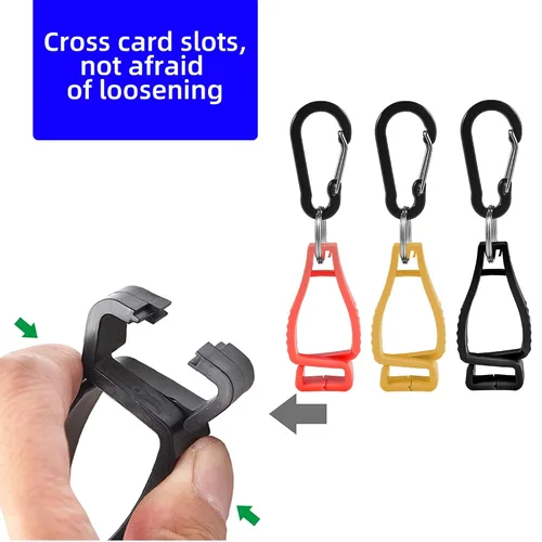 Miniatura 4 de 30 clips de guantes para guantes de trabajo, clips de soporte de guantes, clip de seguridad para el trabajo, clips para guantes, clips de agarre