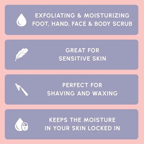 Miniatura 5 de Brooklyn Botany - Exfoliante de sal del Himalaya y células madre para el cuerpo, hidratante y exfoliante para el cuerpo, rostro, manos y pies