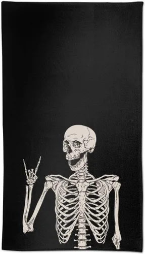 Miniatura 14 de Ouqiuwa Toallas de mano suaves de carreras en blanco y negro de 27.5 x 15.7 pulgadas, toalla de baño fina, regalo de decoración de baño pequeño
