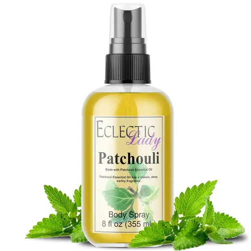 Eclectic Lady Patchouli Body Spray, 8 onzas, niebla corporal
