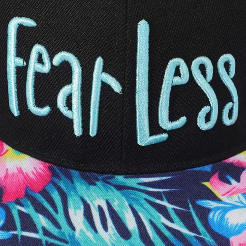 Miniatura 5 de ZLYC - Gorra de béisbol para mujer con impresión Tropical Floral neón con palabra Bordada - Snapback