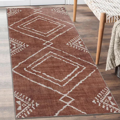 Miniatura 14 de ReaLife Rugs Alfombra Pasillo Lavable a Máquina - Sala de Estar Dormitorio Baño Cocina Entrada Oficina - Acolchada Pelo Bajo Resistente a Manchas