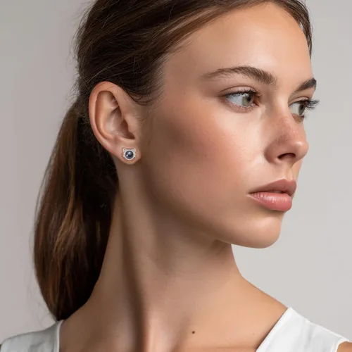 Miniatura 4 de Aretes de perlas de Mickey para mujer, plata de ley S925 y circón, perlas cultivadas de agua dulce, regalos de joyería de Mickey Mouse para mamá