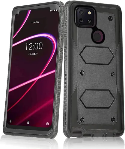 Asuwish Funda de teléfono para T-Mobile Revvl 5G, híbrida, resistente, a prueba de golpes, a prueba de caídas, cuerpo completo, resistente,