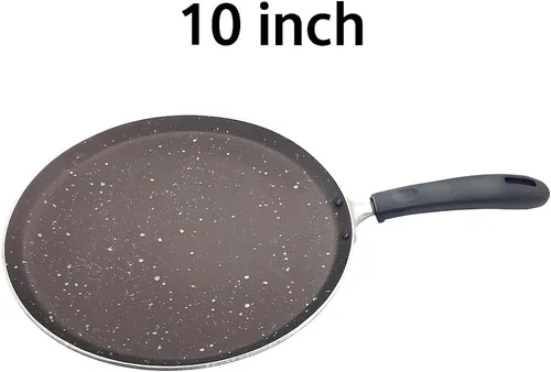 Miniatura 8 de Dosa Pan de inducción multiusos Dosa Pan – Tawa antiadherente para Dosa, crepes, panqueques, chapati, roti y tortilla Ligero 10 pulgadas