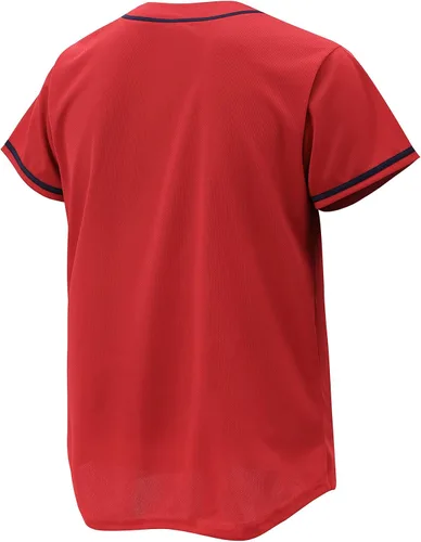 Miniatura 3 de Camiseta de béisbol para hombres y mujeres, camisas de béisbol para camisa con botones personalizados, uniformes deportivos hipster hip hop