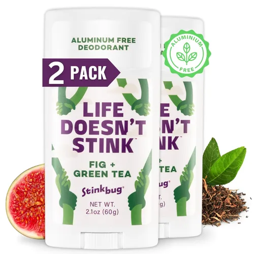 Miniatura 17 de Stinkbug Naturals - Desodorante orgánico sin aluminio con salvia ámbar, aceite de coco y carbón activado, sin parabenos, desodorante para piel