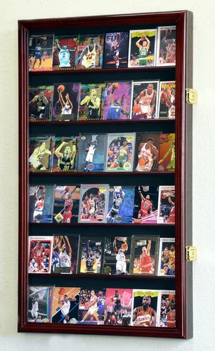 Miniatura 7 de 36 Sport Cards Collectible Card Display Case Cabinet Holder Wall Rack 98% UV, Lockable
