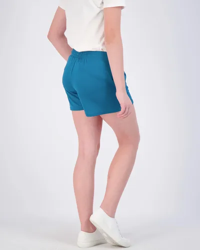 Miniatura 3 de Real Essentials Paquete de 4 pantalones cortos deportivos de malla para niñas con bolsillos