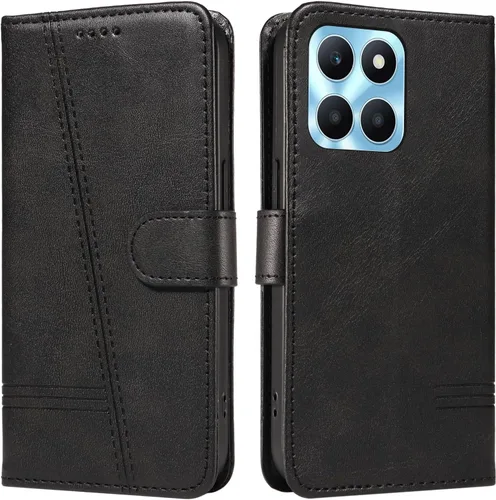 Miniatura 144 de Funda con tapa para Huawei Nova Lite 3, protección de 360 grados, a prueba de golpes, de piel sintética, con función atril y 3 ranuras