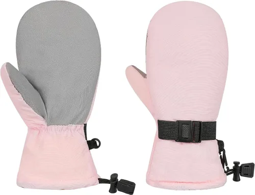 Urban Virgin Guantes de invierno impermeables para niños pequeños, guantes de nieve para niños y niñas, guantes de esquí para bebés de 1 a 8 años