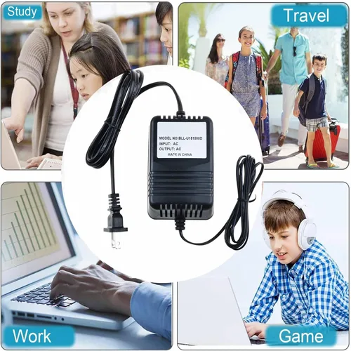 Miniatura 5 de Adaptador de 12V 1A 12W AC/AC para modelo: 41-120-1000A 411201000A Transformador de clase 2 12VAC 1000mA Cable de alimentación Cable de pared