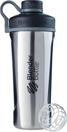 Miniatura 14 de BlenderBottle Radian - Botella agitadora de acero inoxidable con aislamiento, 26 onzas, rosa (paquete de 15)