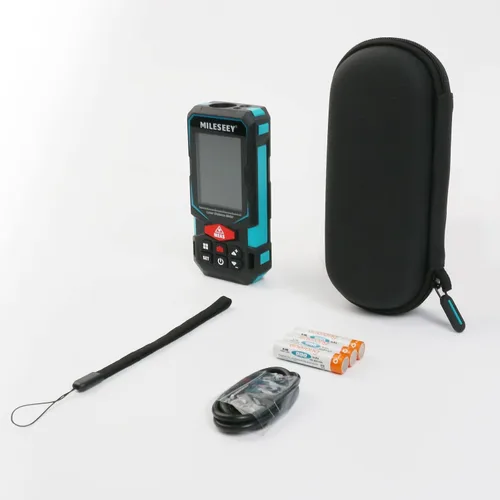 Miniatura 10 de Laser Measure, MiLESEEY Laser Distance Meter, Rechargeable Multifunctional Laser Measurement Tool with Pointfinder Camera,P2P Technology, Perfect