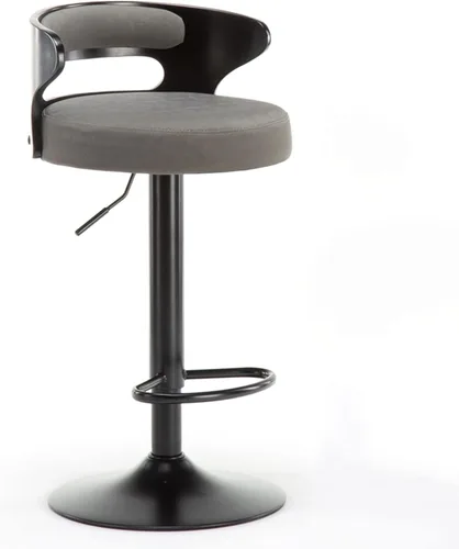 Miniatura 9 de Taburetes de bar altos de piel sintética mate para sala de estar, silla de bar, respaldo de muebles de cocina, taburete alto, taburete nórdico