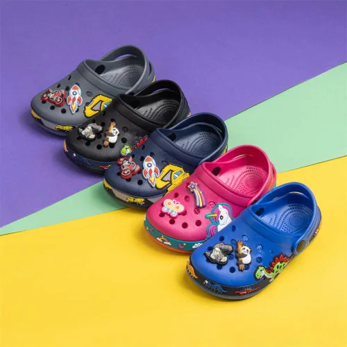 Miniatura 2 de Miamooi Zuecos de agua para niños y niñas pequeños con dibujos animados, antideslizantes, para interiores y exteriores, impermeables, para playa