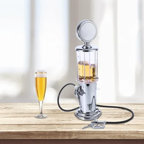 Miniatura 2 de Dispensador de licor, bomba de gas de metal, boquilla dispensadora de bebidas, cerveza, vino, bebida, decantador de licor para cócteles de vodka