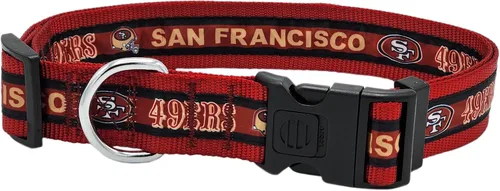 Miniatura 47 de Pets First Collar para perro de la NFL 32 equipos NFL disponibles en 4 tamaños. Collar de PET NFL resistente, fuerte y duradero. Equipo de fútbol
