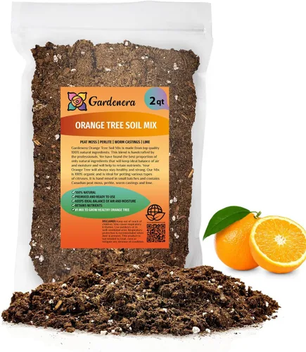 Miniatura 67 de Gardenera 's Premium Kumquat Soil Mix - Suelo para macetas de drenaje rápido para cultivar y trasplantar cítricos Japonica - 1 cuarto de galón
