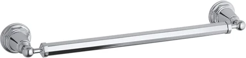 KOHLER K-13108-CP Pinstripe - Toallero de baño de 18 pulgadas, cromo pulido
