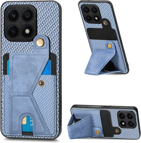 Miniatura 43 de Funda para Xiaomi Poco M5s 4G, Funda para Redmi Note 10 4G / Note 10S 4G / Note 11 SE (India) Funda de cuero PU ranuras para tarjetas Soporte