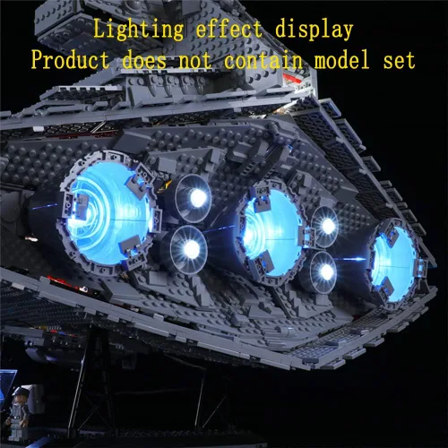 Miniatura 7 de GEAMENT Kit de luces LED (control remoto) compatible con Lego Imperial Star Destroyer - para 75252 (juego de modelos no incluidos)