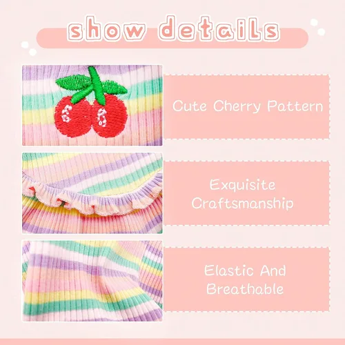 Miniatura 4 de Lindo vestido de perro para perros pequeños y niña, ropa de cumpleaños, ropa de primavera y verano, trajes de perro, arco iris, colorido, a rayas