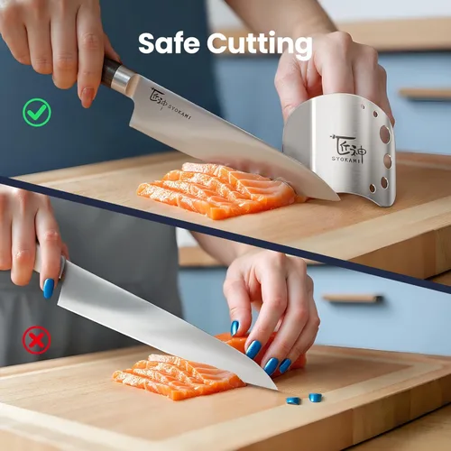 Miniatura 3 de SYOKAMI Protecciones de Dedos para Cortar Alimentos, Protege los Dedos y Uñas de las Mujeres, Regalo Ideal para Ella, Mamá o Esposa, 2 Protectores