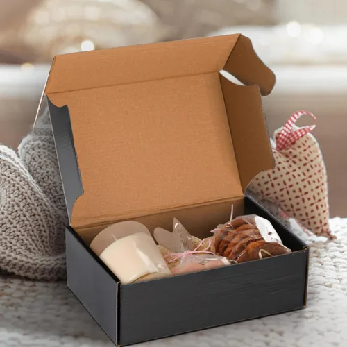 Miniatura 6 de Dicunoy Paquete de 30 cajas de cartón, cajas de envío pequeñas de 9 x 6 x 3 pulgadas, caja de cartón corrugado negro para enviar por correo, cajas