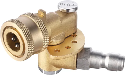 Miniatura 8 de Meteor Blast Acoplador pivotante con 8 puntas de boquilla de lavadora a presión 2.5 gpm, 5 ángulos de 120 grados, diseño resistente y bloqueo