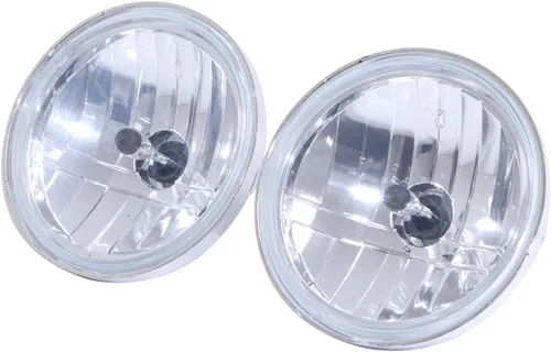 Miniatura 3 de 1 par motocicleta 4.5 pulgadas diamante corte hielo auxiliar paso lámpara conducción punto niebla luces y lente transparente ámbar luz para Harley