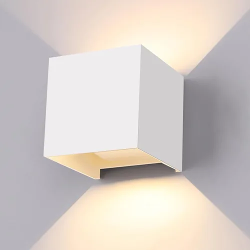 Miniatura 19 de 2 piezas de luces de pared G9 para exterior/interior, apliques de pared con luces hacia arriba y abajo, IP65 impermeables, iluminación moderna