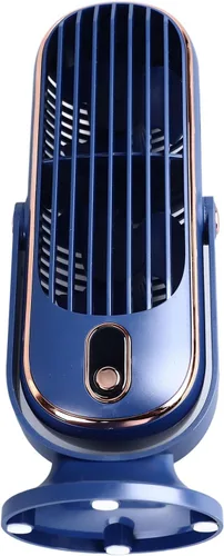 Miniatura 6 de Ventilador de mesa de torre de escritorio, ventilador de mesa silencioso, torre oscilante, ventilador de mesa con enchufe USB, ventilador de mesa