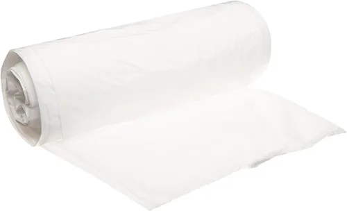 Miniatura 16 de Aluf Plastics Bolsas de basura de 45 galones, 40 x 46 pulgadas, color blanco (paquete de 100), para baño, hogar, oficina y basura ligera, rollos sin