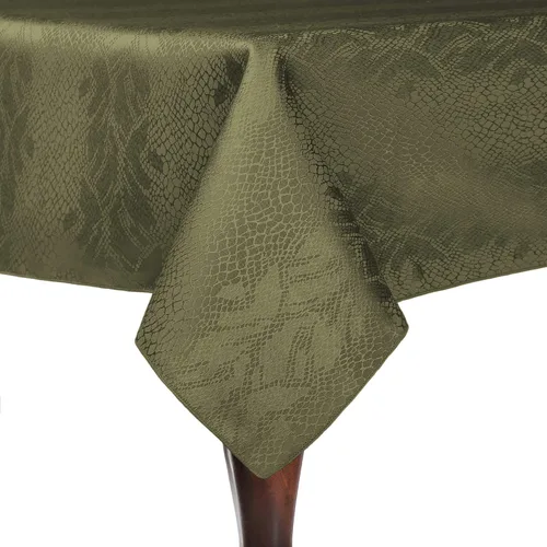 Miniatura 9 de ULTIMATE TEXTILE Modern Damask Kenya - Mantel rectangular (60 x 90 pulgadas), color marrón chocolate