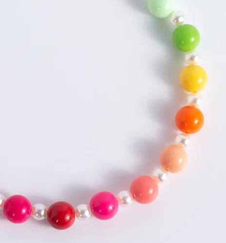 Miniatura 2 de Collar de perlas con cuentas para perro, hecho a mano, collar de perro elegante con campana, joyería para perros pequeños y cachorros
