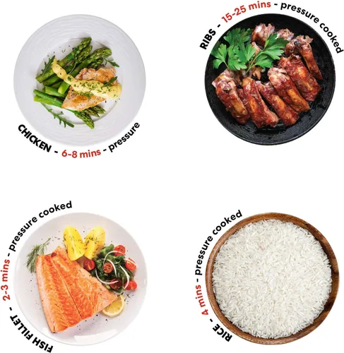 Miniatura 8 de Instant Pot NOVA 6 Olla a presión de 6 cuartos de galón, acero inoxidable/negro