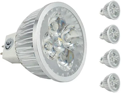 Miniatura 5 de Bombillas LED MR16 de 5 W de 120 V, paquete de 3, foco LED G5.3 igual a bombillas halógenas de 50 W, 3000 K, blanco cálido, 400 lúmenes