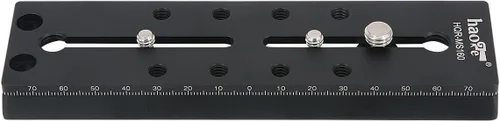 Miniatura 3 de Haoge Placa de liberación rápida deslizante larga de conexión rápida de 6.299 in para Manfrotto MVH500AH MVH500A MVH502AH MVH502A 501HDV 503HDV