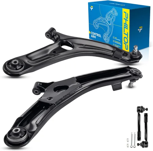 Miniatura 206 de PHILTOP Kit de suspensión delantera de 10 piezas, brazos de control inferiores con juntas de bola, eslabones de extremo de barra estabilizadora