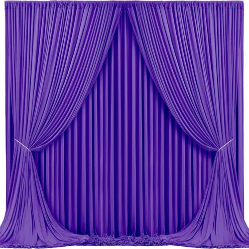 Miniatura 57 de Cortinas de Fondo Beige - Cortinas de Poliéster Sin Arrugas para Fotografía, Cortinas de Fondo para Fiestas, para Decoraciones de Baby Shower