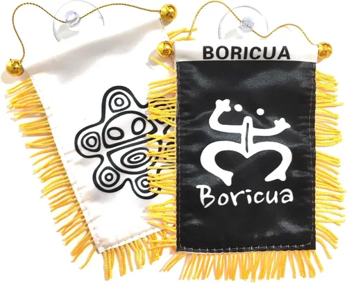 Miniatura 5 de Bandera de Puerto Rico para Auto - Bandera de Puerto Rico Para Auto - Boricua - Adhesivo decorativo para interior de coche