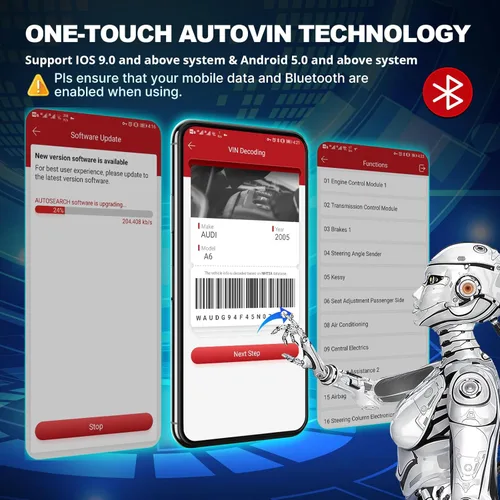 Miniatura 4 de Thinkdiag2 - Escáner de diagnóstico OBD2 de control bidireccional para iOS y Android, escaneo Bluetooth con protocolo CAN-FD, AutoVIN, prueba