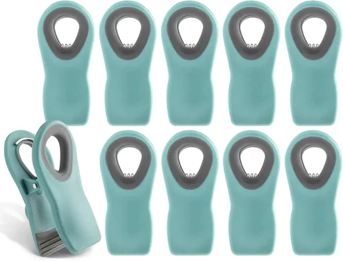 Miniatura 19 de COOK WITH COLOR Clips para bolsas de chips con imán para almacenamiento de alimentos con agarre hermético para bolsas de pan, bolsas de aperitivos