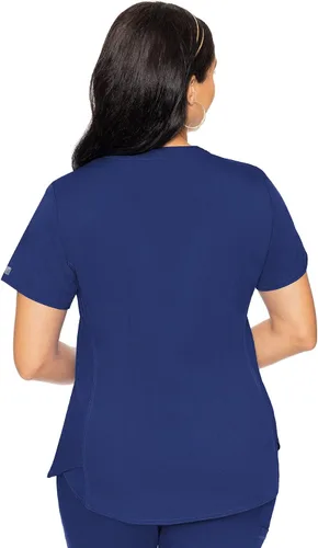 Miniatura 2 de Med Couture Touch - camisa de uniforme médico con cuello en V para mujer